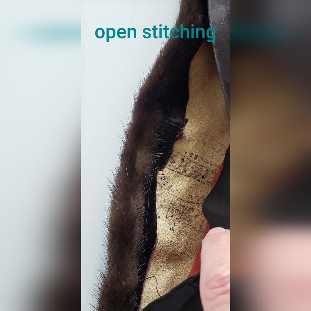 Fur Triangular Accessory with Hook and Loop Clasp - Picture 8 of 8
